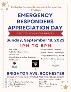 Emergency Responders Appreciation Day @ Rochester Borough Development Corporation | Rochester | Pennsylvania | United States