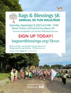 Bags & Blessings 5K Annual Fun Walk/Run @ Beaver Station | Beaver | Pennsylvania | United States